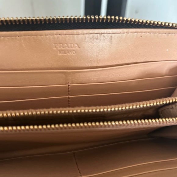 Prada Leather Zip Wallet - Picture 3 of 10